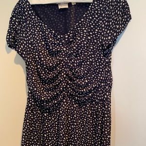 Anthropologie Peplum Top size L